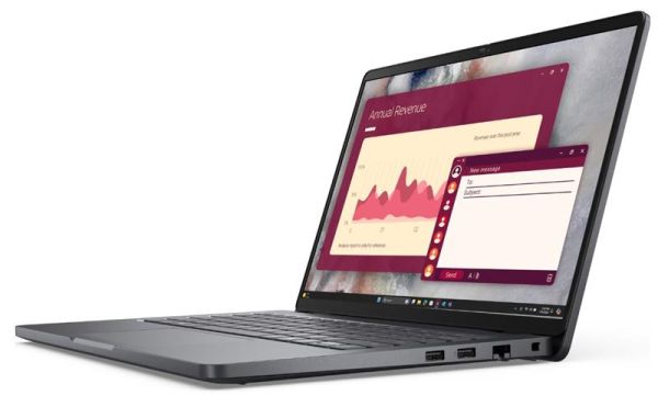Ноутбук DELL Pro 14 PC14250, 14" AG IPS FHD+, Intel Core i5-1335U, 32GB, F256GB, UMA, 1Y PLSC, W11P, чорний
