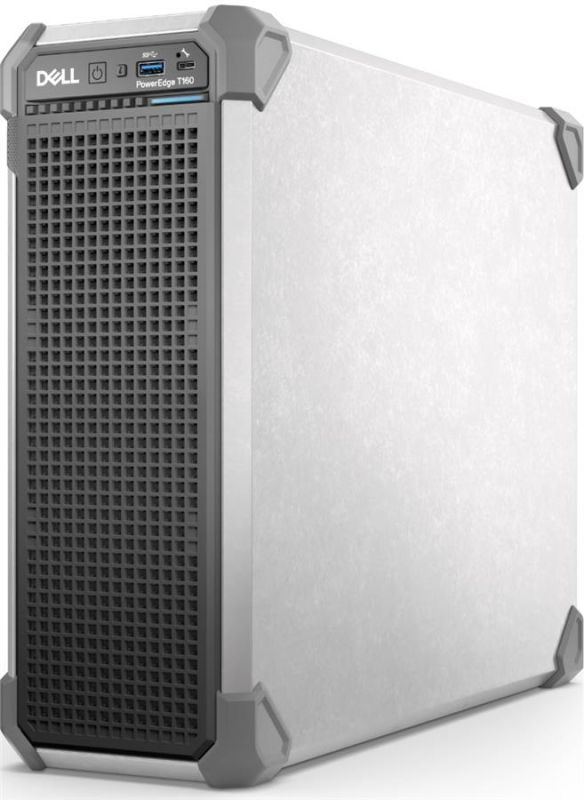 Сервер Dell PowerEdge T160, E-2414 2.6GHz/4-core/1P, 16GB-U, 2TB SATA, 300W, tower, iDRAC9 Basic, 3Y Warranty