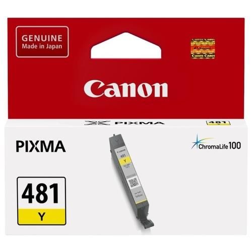 Картридж струменевий Canon CLI-481 PIXMA TS6140/8140/9140/TR7540/8540/TS6240/9540/8240/704/8340/6340 Yellow