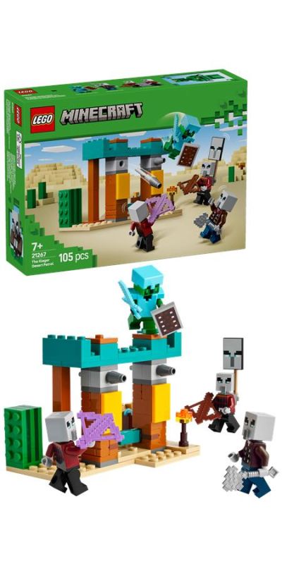 Конструктор LEGO Minecraft Пустельний патруль розбійника