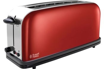 Тостер Russell Hobbs Classic 1100Вт, довгі слоти, метал, червоний