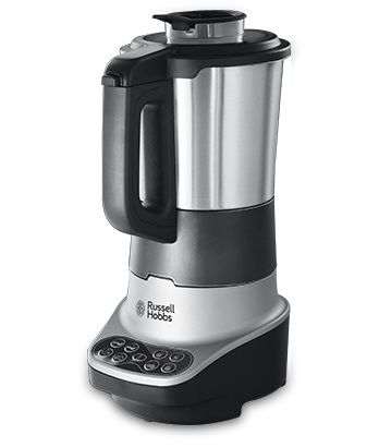 Суповарка-блендер Russell Hobbs 1200Вт, чаша-1,75л, механічне керування, 8 авто. програм, нержав.сталь, платик, сіро-чорний