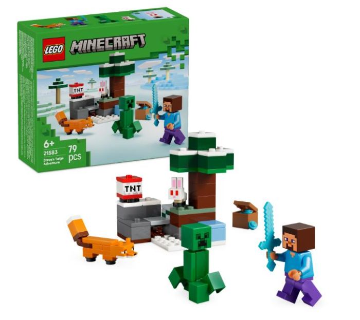 Конструктор LEGO Minecraft Пригоди Стіва в тайзі