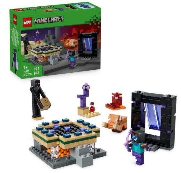 Конструктор LEGO Minecraft Подорож до Нижнього світу та Порталу до Краю