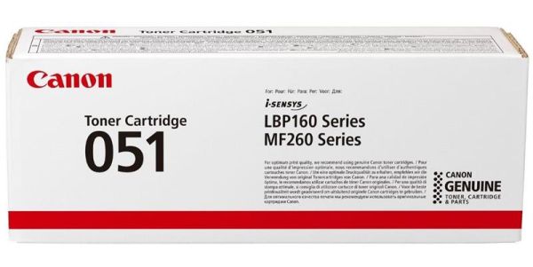 Тонер-картридж Canon 051 LBP162dw/MF269dw/267dw/264dw Black (1700 стор)