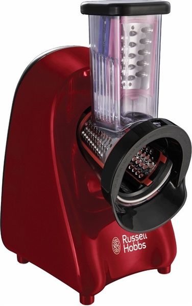 Мультирізка Russell Hobbs Desire Slice&Go, 200Вт, 3 насадки, корпус-пластик, червоний