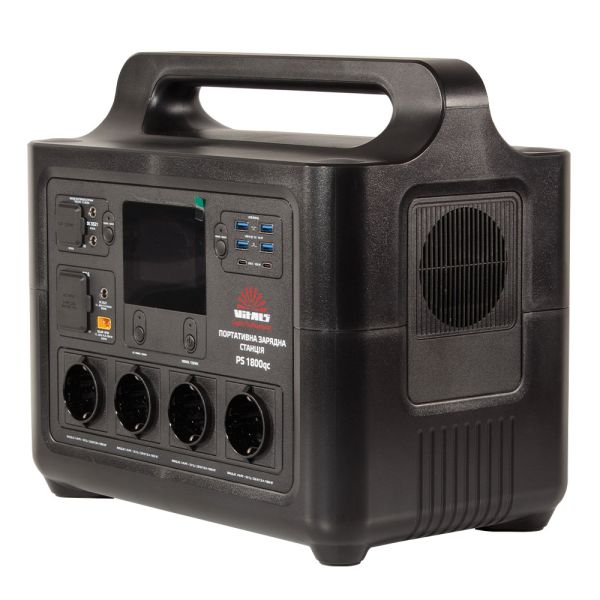 Портативна електростанція Vitals Professional PS 1800qc 2100Вт, 1536Вт/год, LifePo4, 16.4кг