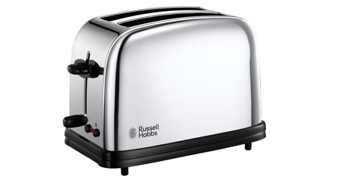 Тостер Russell Hobbs Chester 1670Вт, підігрів, метал.