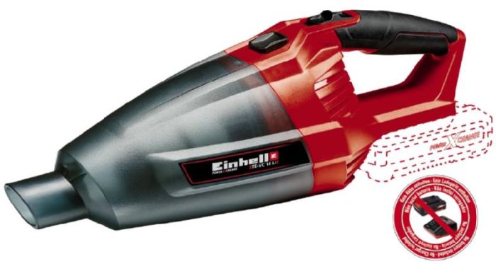 Пилосос професійний акумуляторний Einhell TE-VC 18 Li-Solo PXC 18В 42мБар контейнер 0.54л 0.22кг без АКБ та ЗП