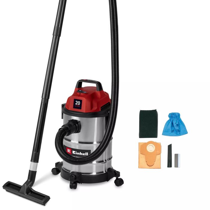 Пилосос професійний Einhell TC-VC 2045 S 900Вт 180мБар 20л шланг 1.5м 3.5кг