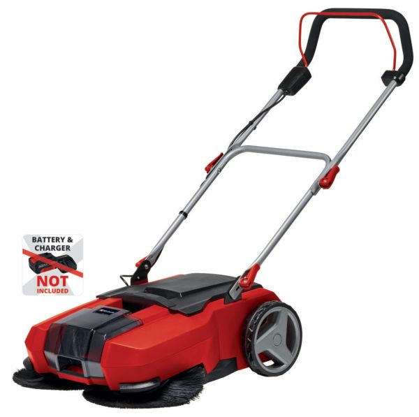 Підмітальна машина акумуляторна Einhell TE-SW 18/610 Li - Solo PXC 18В ширина 610мм бак 20л 1800м2/год 10.3кг без АКБ та ЗП