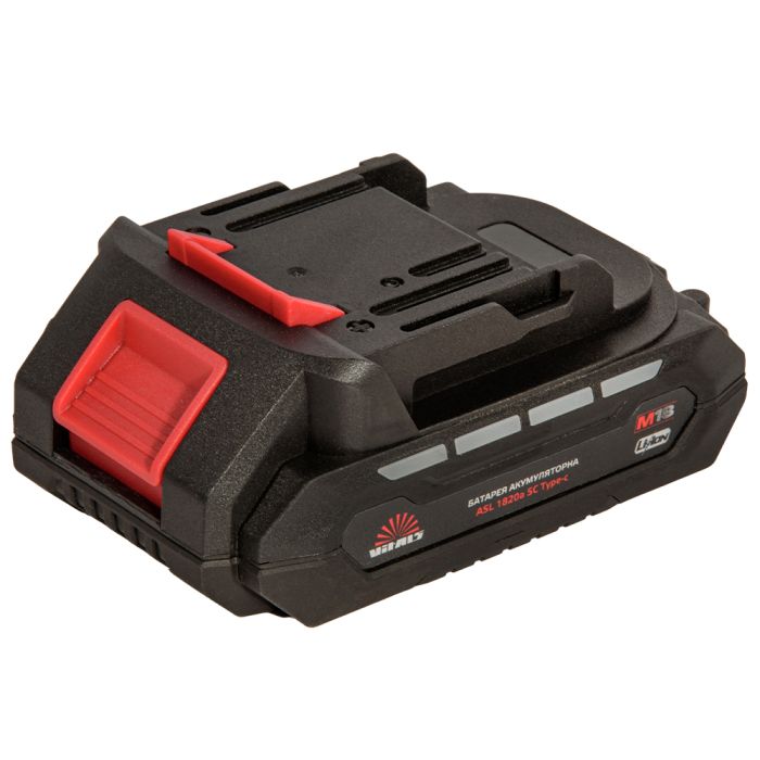Акумулятор Vitals ASL 1820a 5С Type-c 18В 2А·год 0.38кг