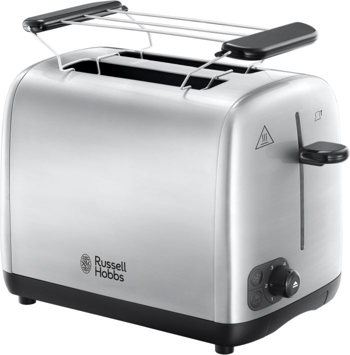 Тостер Russell Hobbs Adventure, 850Вт, метал, сріблястий