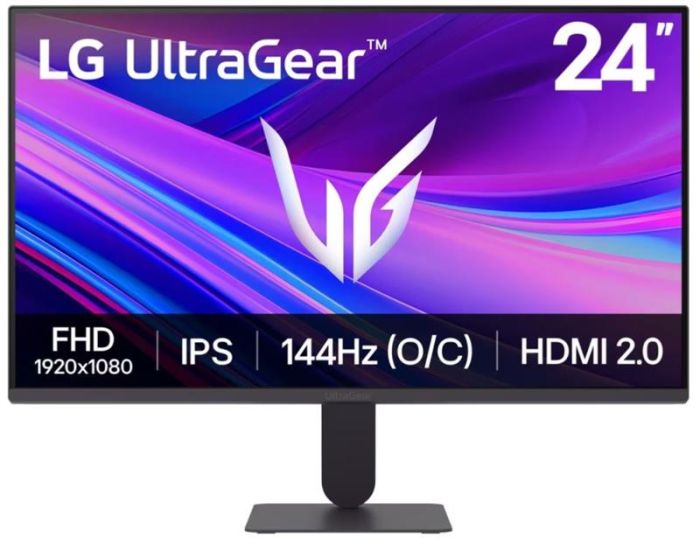 Монітор LG 23.8" 24G411A-B HDMI, DP, Audio, IPS 120Hz, 1ms, sRGB 99%, G-SYNC, FreeSync, HDR10