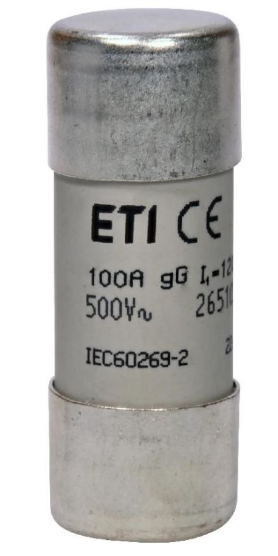 Запобіжник ETI, CH22x58 gG 100A 500V