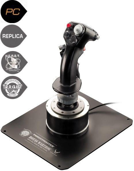 Джойстик Thrustmaster Hotas Warthog, Офіційна копія штурвалу літака A-10C, ліцензована ВПС США, PC