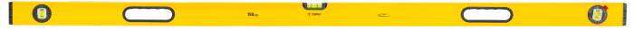 Рівень TOPEX тип 600, 150см, 3 капсули, алюмінієвий, отвори для руки