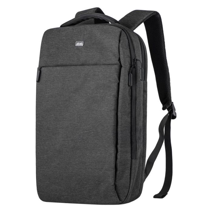 Рюкзак 2E, Melange 17", чорний