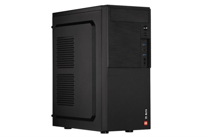 Корпус 2E Alfa E190-3U без БЖ 2xUSB3.0, 1xUSB2.0, VGA 320мм, ATX, чорний