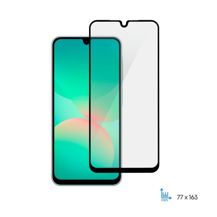 Захисне скло 2E для Samsung Galaxy A26 5G (A266) , 2.5D FCFG, (1 Pack), чорна рамка