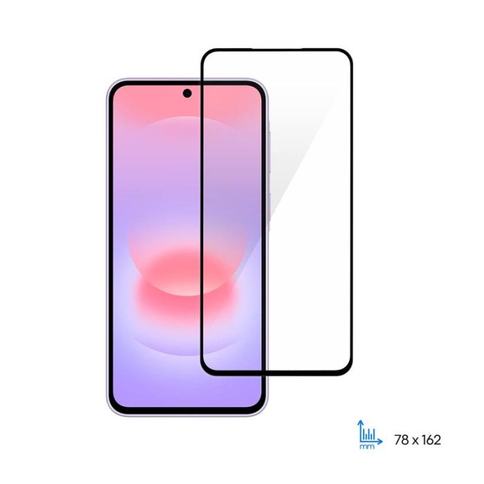 Захисне скло 2E для Samsung Galaxy A37 5G (A376), 2.5D FCFG, (1 Pack), чорна рамка