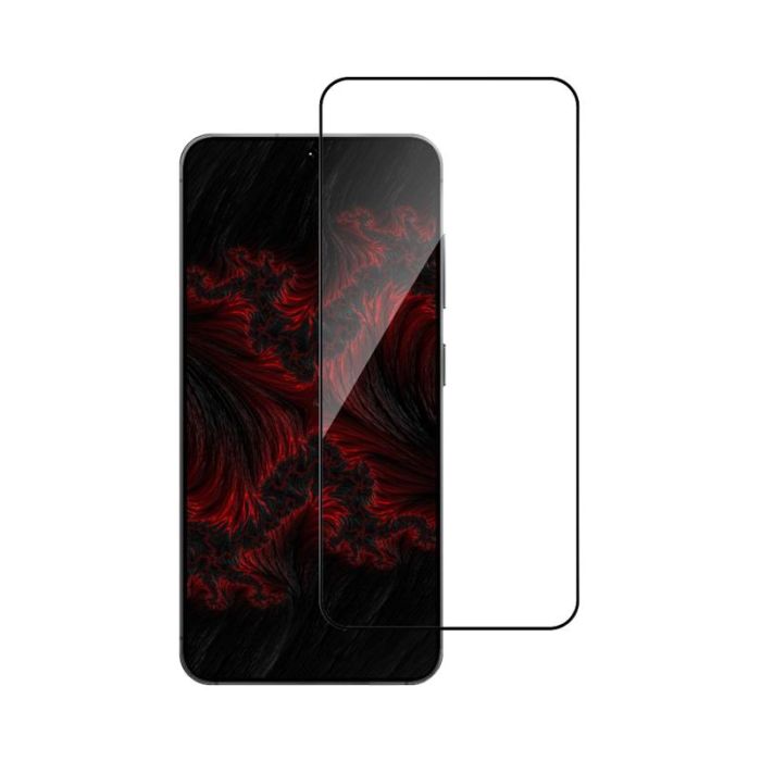 Захисне скло 2E для Samsung Galaxy S25 5G (S931), 2.5D FCFG, (1 Pack), чорна рамка