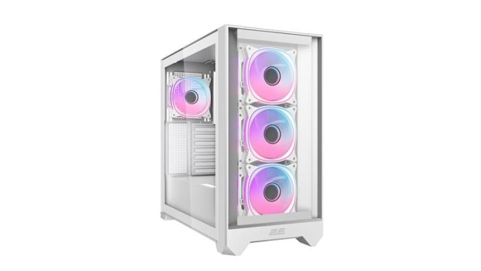 Корпус 2E GAMING Dominator Pro G2302W, без БЖ 2xUSB3.0, 1xUSBType-C, 4x120мм ARGB, VGA 380мм, LCS ready, контролер з пультом, TG Side Panel, TG/Mesh Front panel