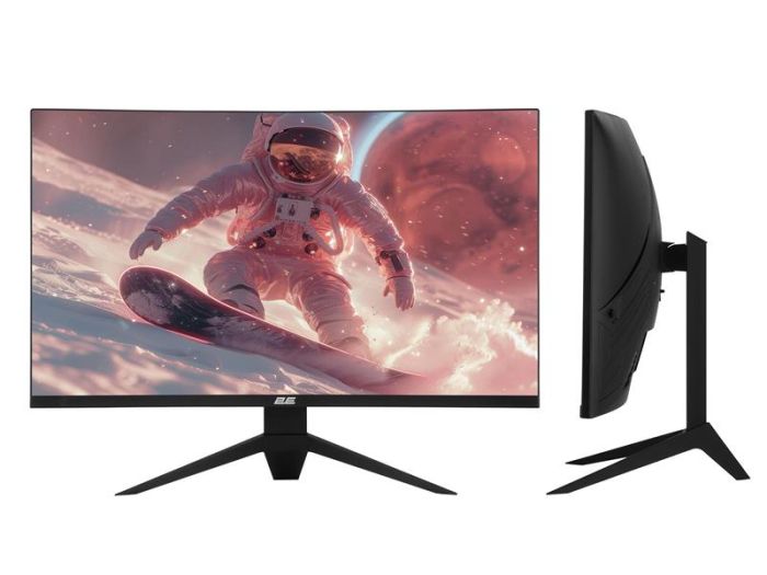 Монітор 2E GAMING 27" G2725BV HDMI, DP, VA, 2560x1440, 180Hz, 1ms, CURVED, FreeSync
