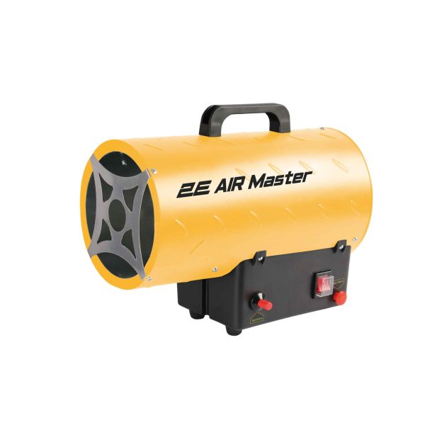 Теплова гармата газова 2E PowerHeat G15, 15кВт, 150м2, 420м3/год, IPX4, жовтий, 3.8кг