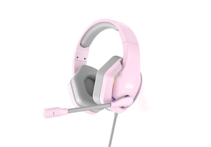 Гарнітура ігрова 2E GAMING HG315, 7.1, USB-A, RGB, 2м, рожевий