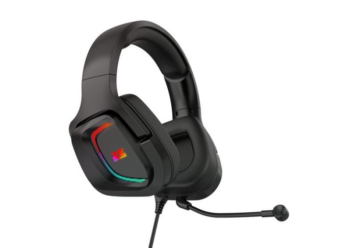 Гарнітура ігрова 2E GAMING HG340, mini-jack/dual 3.5мм, RGB, 2м, чорний