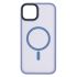 Чохол 2Е Basic для iPhone 15 Plus, Soft Touch MagSafe Cover, синій світлий