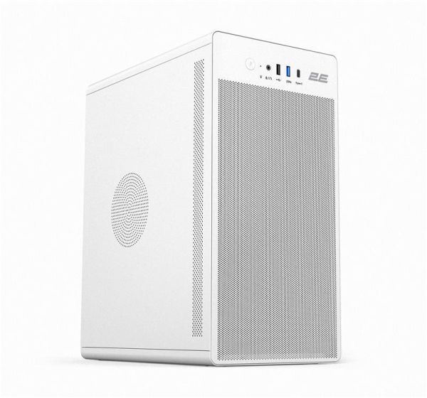 Комп`ютер персональний 2E Rational Intel i3-12100, 8Gb, F128GB+500GB, UMA, H610, 2E-V285W-400, Win11H+M365P1yr, білий