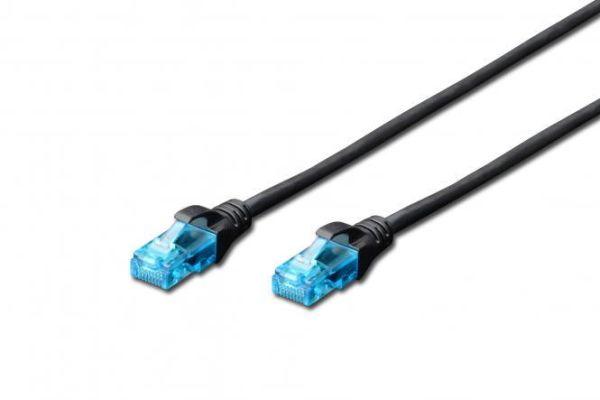 Патч-корд 2E CAT 5e, UTP, 10м, 26AWG, RJ45, 7/0.16, Cu, LSZH, чорний