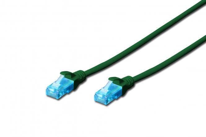 Патч-корд 2E CAT 5e, UTP, 2м, 26AWG, RJ45, 7/0.16, Cu, LSZH, зелений