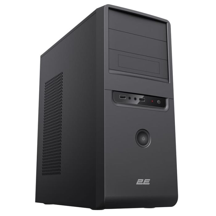 Корпус 2E TeamX TMX01 з БЖ 2E ATX400W 2xUSB2.0 1x80мм, VGA 310мм, ATX чорний