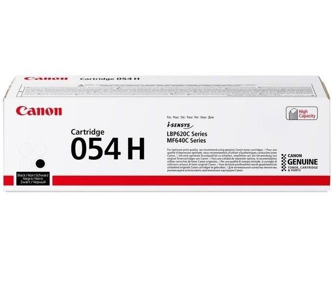 Картридж Canon 054H Black MF641/643/645, LBP-621/623 Black (3100 арк)