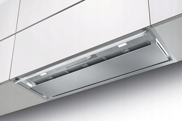 Витяжка Faber вбудована, 90см, 1119м.куб/год, In-Nova Touch X/Wh A90, нерж+білий