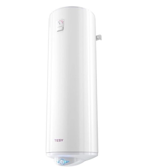 Водонагрівач електр. TESY Anticalc Slim круглий слім GCV 803824C B14 TSR, 80л, 2,4кВт, сухий тен, мех. кер-ння, C білий