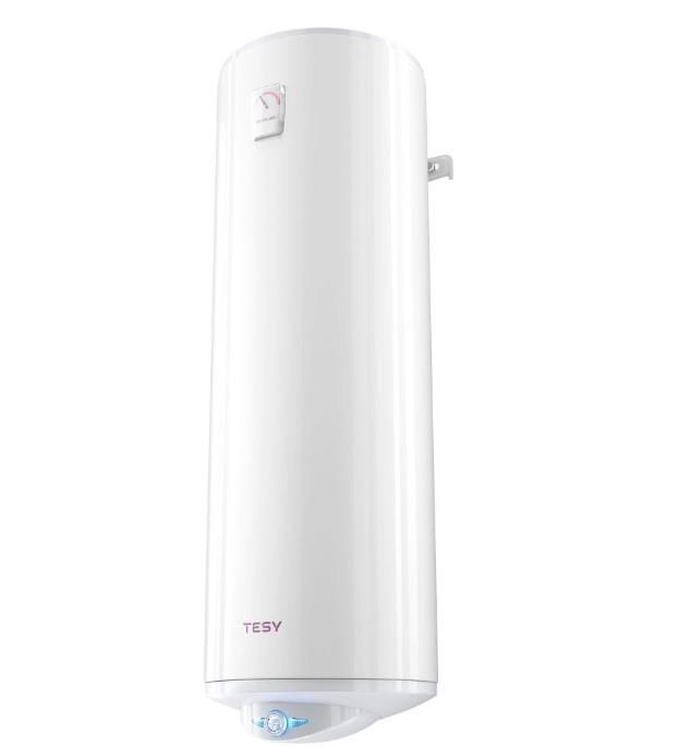 Водонагрівач електр. TESY Anticalc Slim круглий слім GCV 803824C B14 TSR, 80л, 2,4кВт, сухий тен, мех. кер-ння, C білий