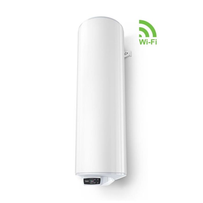 Водонагрівач електр. TESY Bilight Cloud GCV 803530 B15 EW, 80л, 3 кВт, круглий слім, ел. керування, Wi-Fi, Болгарія, B