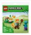 Конструктор LEGO recruitment Minecraft Конфлікт біля багаття Алекса