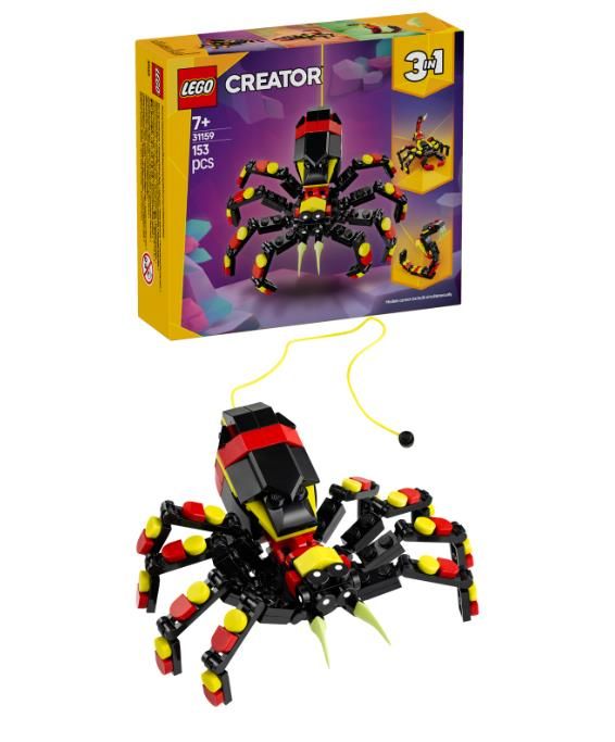 Конструктор LEGO Creator Дикі тварини: Дивовижний павук