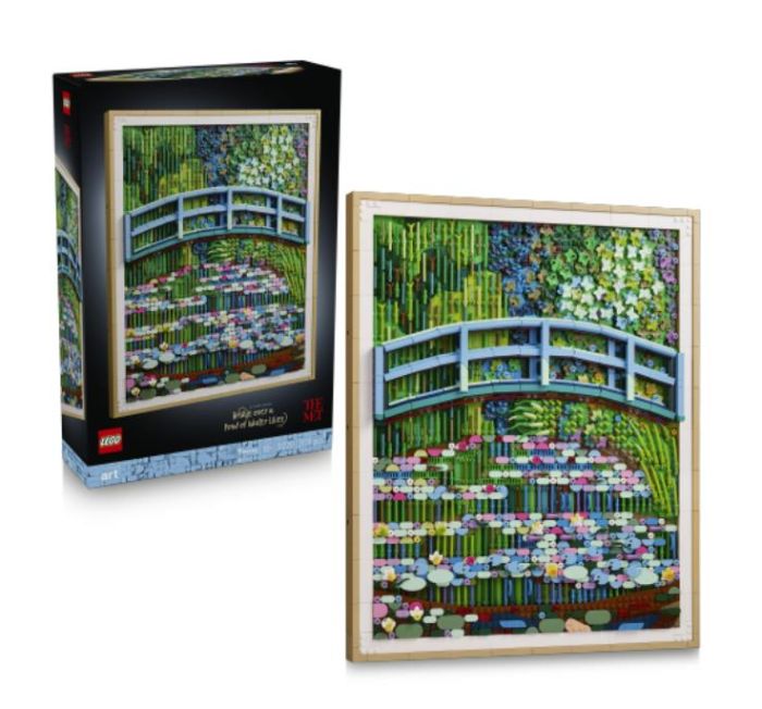 Конструктор LEGO ART «Міст над ставком із лататтям» Клода Моне