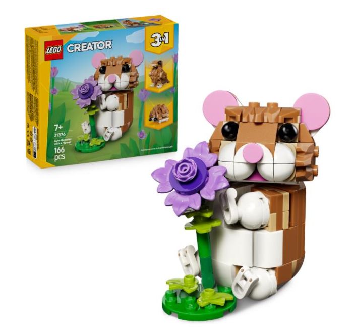 Конструктор LEGO Creator Чарівний хом'як з квіткою