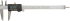 Штангенциркуль TOPEX цифровий, 200мм, сталь