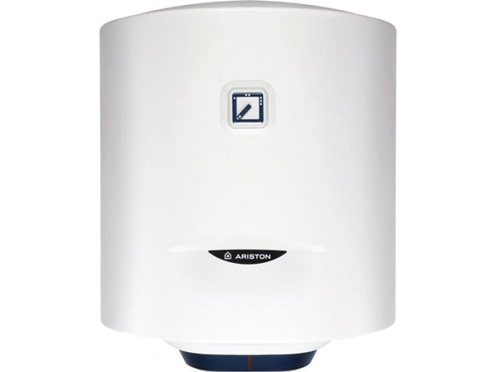 Водонагрівач електр. Ariston круглий BLU1 R PL DRY, 50л, 1,5кВт, сухий тен, мех. кер-ння, C, Італія, білий