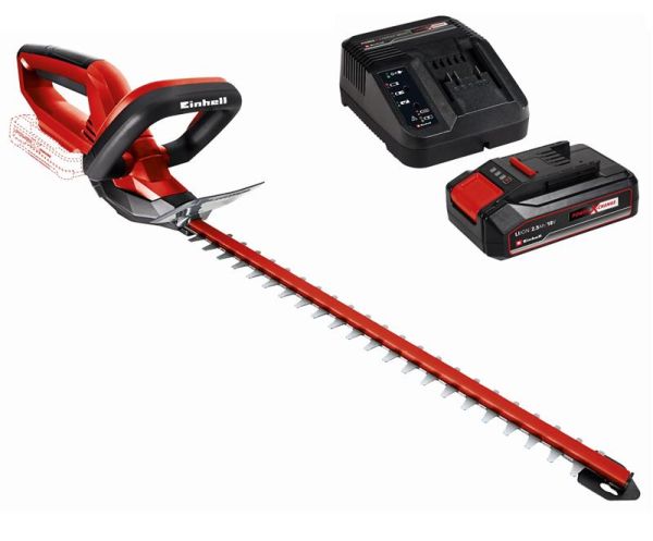Кущоріз акумуляторний Einhell GC-CH 1846 Li Kit 18В акб 1х2.5А·год 46см крок різу 15мм ЗП 2кг