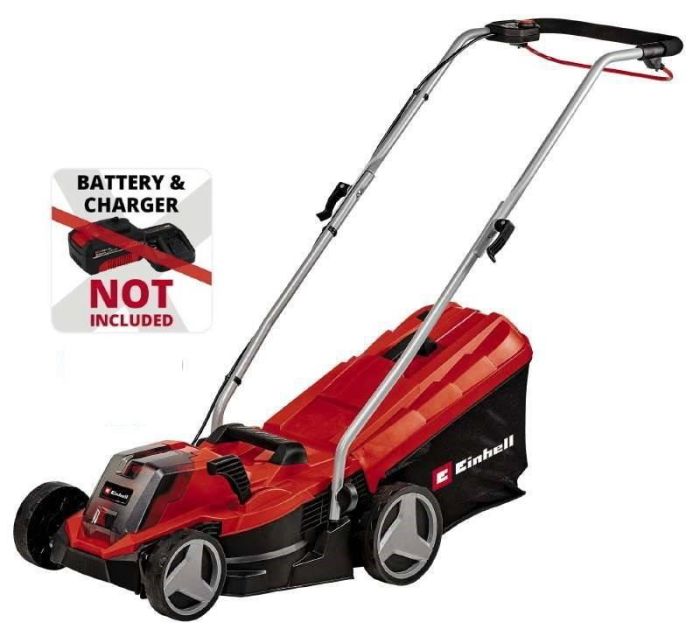 Газонокосарка акумуляторна Einhell GE-CM 18/33 Li- Solo 18В 33см 25-65мм 30л 10.1кг без АКБ та ЗП