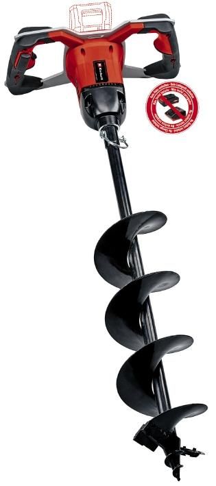 Бур грунтовий Einhell Professional GP-EA 18/150LI BL - Solo акумуляторний PXC 18В 125об/хв бур 80/15см 5.7кг без АКБ та ЗП